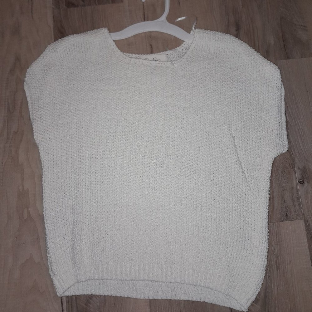 Cream Crop Top Jessica Simpson